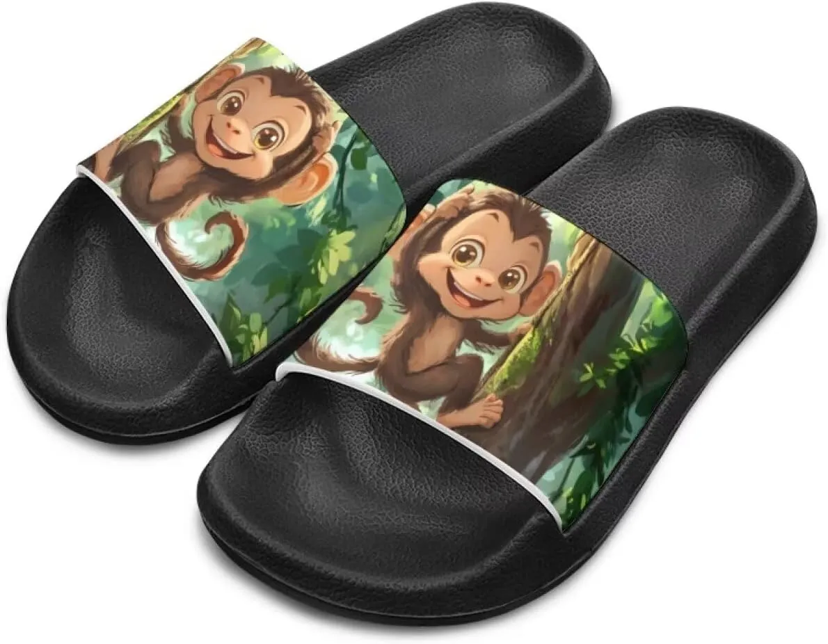 Boy & Girls Slide Sandals Kids Shower Shoes Non Slip Summer Slippers Beach Sandals