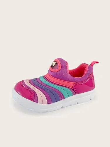 Boys and Girls Sneaker Double-Layer Mesh Baby Shoes Toddler Sneakers Kids Sneakers Low Top Slip-On