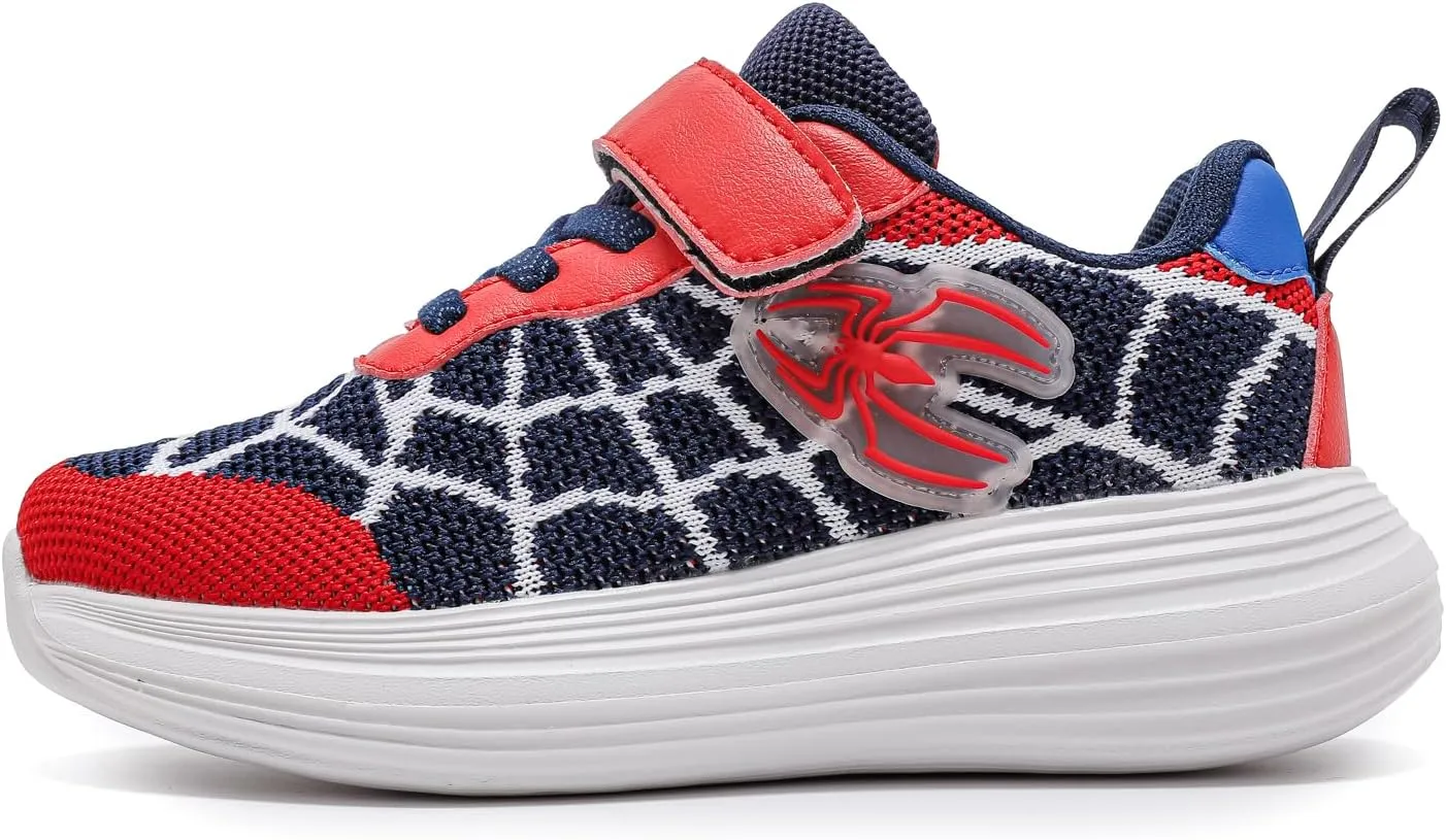 Boys Athletic Sneakers for Running and Walking, Lightweight Comfort Sports Shoes