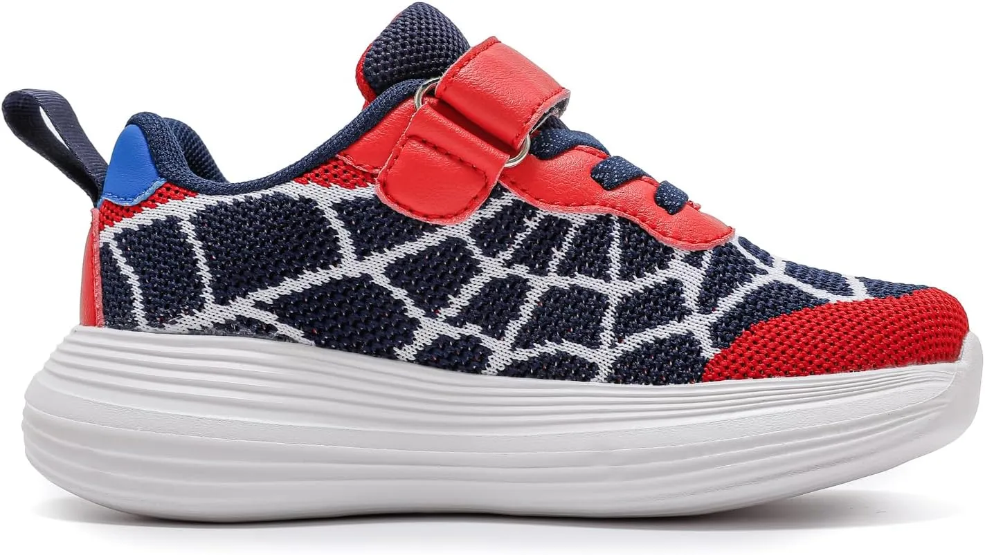 Boys Athletic Sneakers for Running and Walking, Lightweight Comfort Sports Shoes