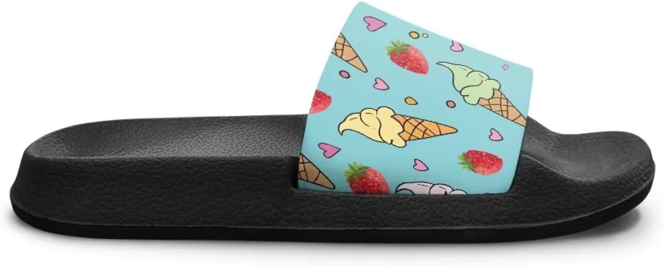 Boys Girls Slide Sandals Non Slip Shower Shoes for Kids Summer Slippers