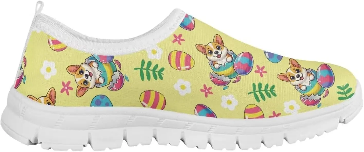 Boys Slip On Shoes Novelty Print Kids School Running Shoes for Holiday
