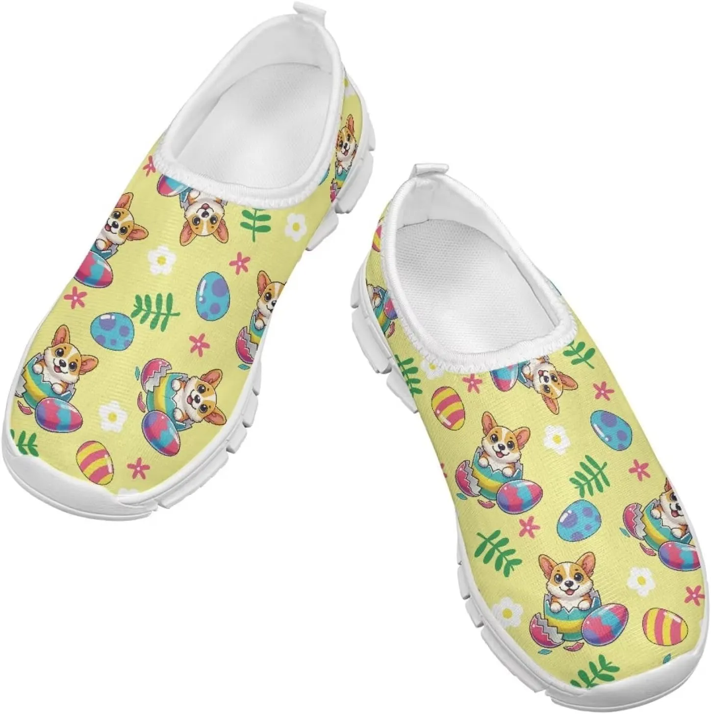 Boys Slip On Shoes Novelty Print Kids School Running Shoes for Holiday
