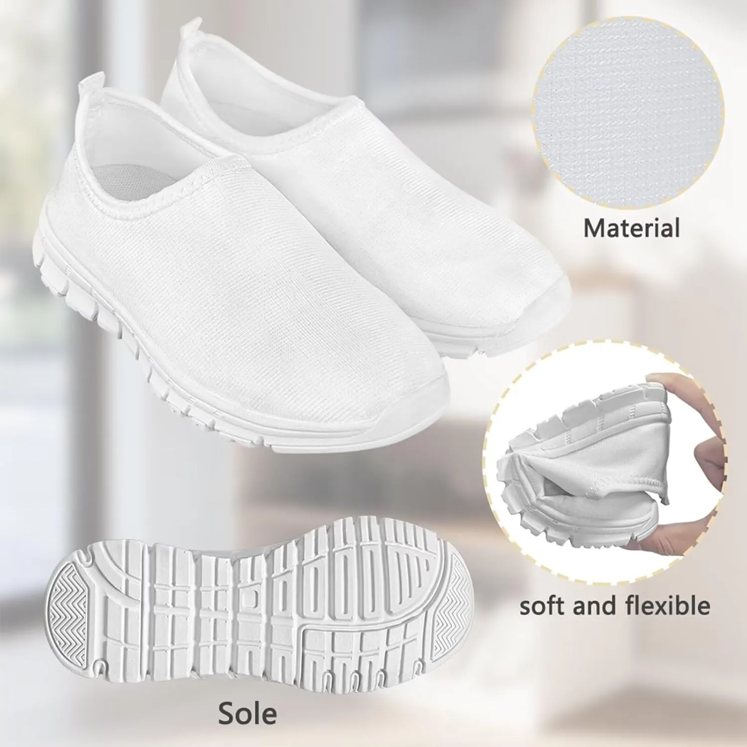 Boys Tennis Shoes Non Slip Kids Slip On Sneakers for Outdoor Activities