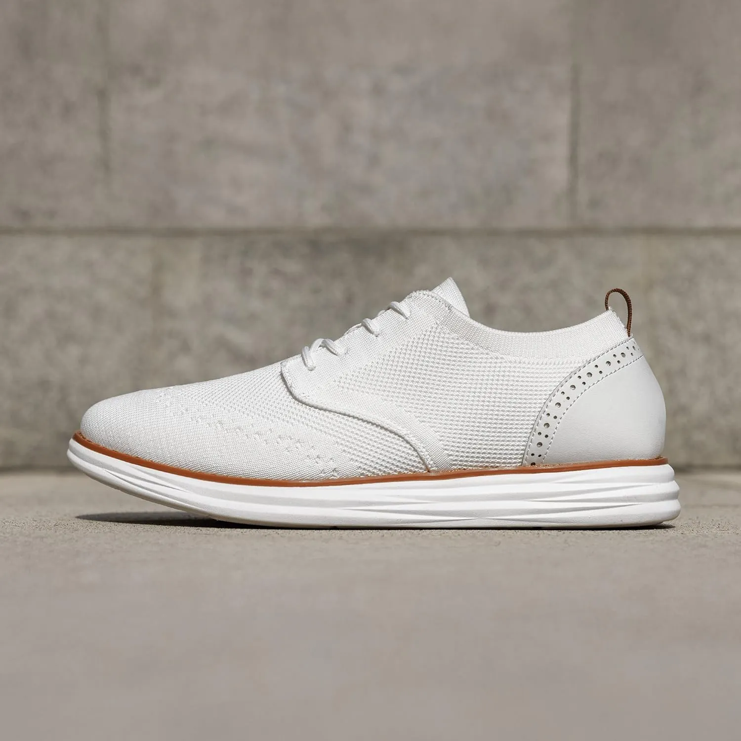 Bruno Marc Men's KnitFlex SmartCraft Mesh Oxfords Sneakers Casual Dress Lace-Up Lightweight Walking Shoes