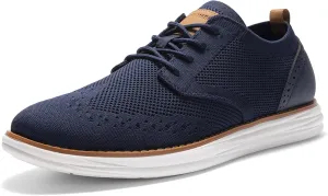 Bruno Marc Men's KnitFlex SmartCraft Mesh Oxfords Sneakers Casual Dress Lace-Up Lightweight Walking Shoes