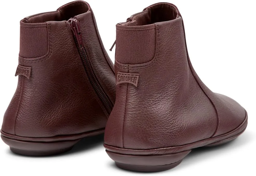 Camper Right Ankle Boots for Women - Ultra-Comfortable Lace-Up Leather Boots with EVA Comfort Footbeds, Breathable Lining & Flexible Rubber Outsole
