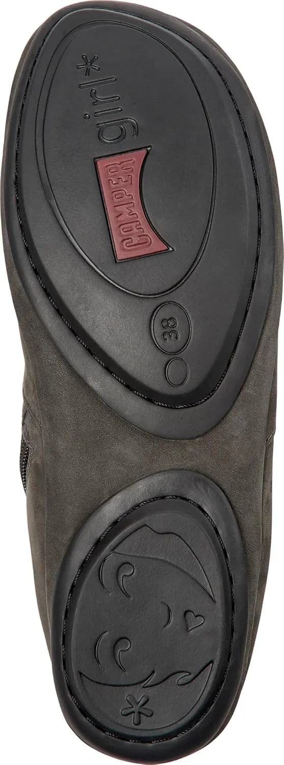 Camper Right Ankle Boots for Women - Ultra-Comfortable Lace-Up Leather Boots with EVA Comfort Footbeds, Breathable Lining & Flexible Rubber Outsole