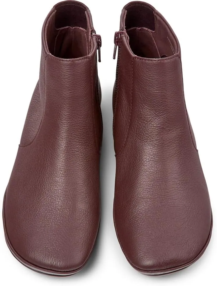 Camper Right Ankle Boots for Women - Ultra-Comfortable Lace-Up Leather Boots with EVA Comfort Footbeds, Breathable Lining & Flexible Rubber Outsole