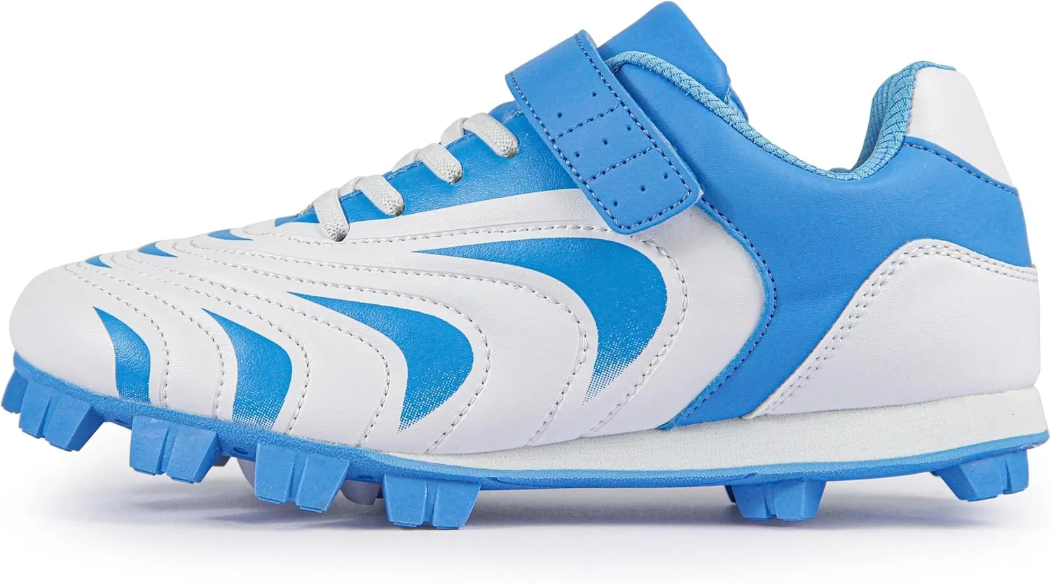 CAMVAVSR Unisex-Child Baseball Cleats Kids Softball Shoes for Boys Girls Rubber Molded Little Children Big Youth Sneakers Easy to Wear Sports Footwear