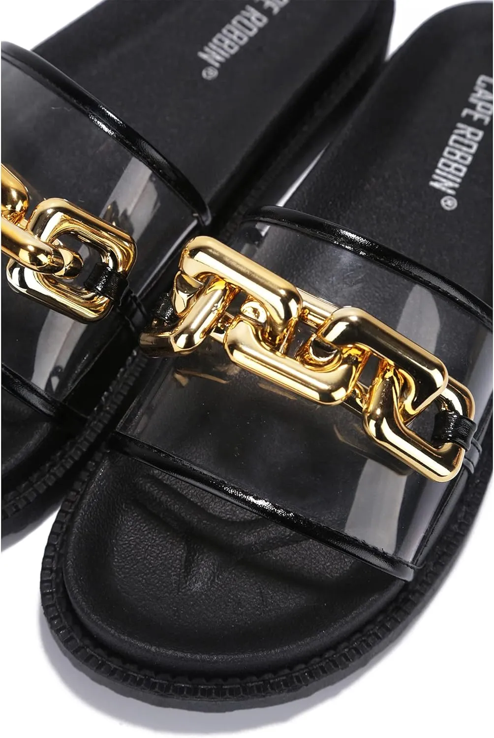Cape Robbin Tess Sandals Slides for Women, Womens Mules Slip On House Shoes