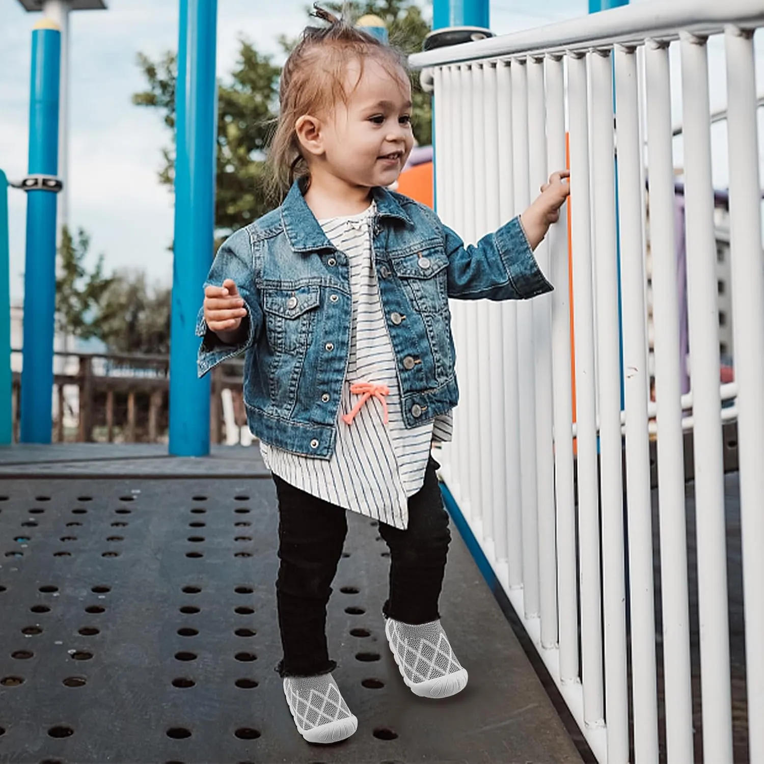 Charrost Toddler Baby Girl Boy First Walking Shoes Checkered Sneakers Sizes 3/4/5/6/7/8T. Soft, Cute,Flexible for First Walkers. Non-Slip, Slip On, Wide Toe Box Indoors Outdoors