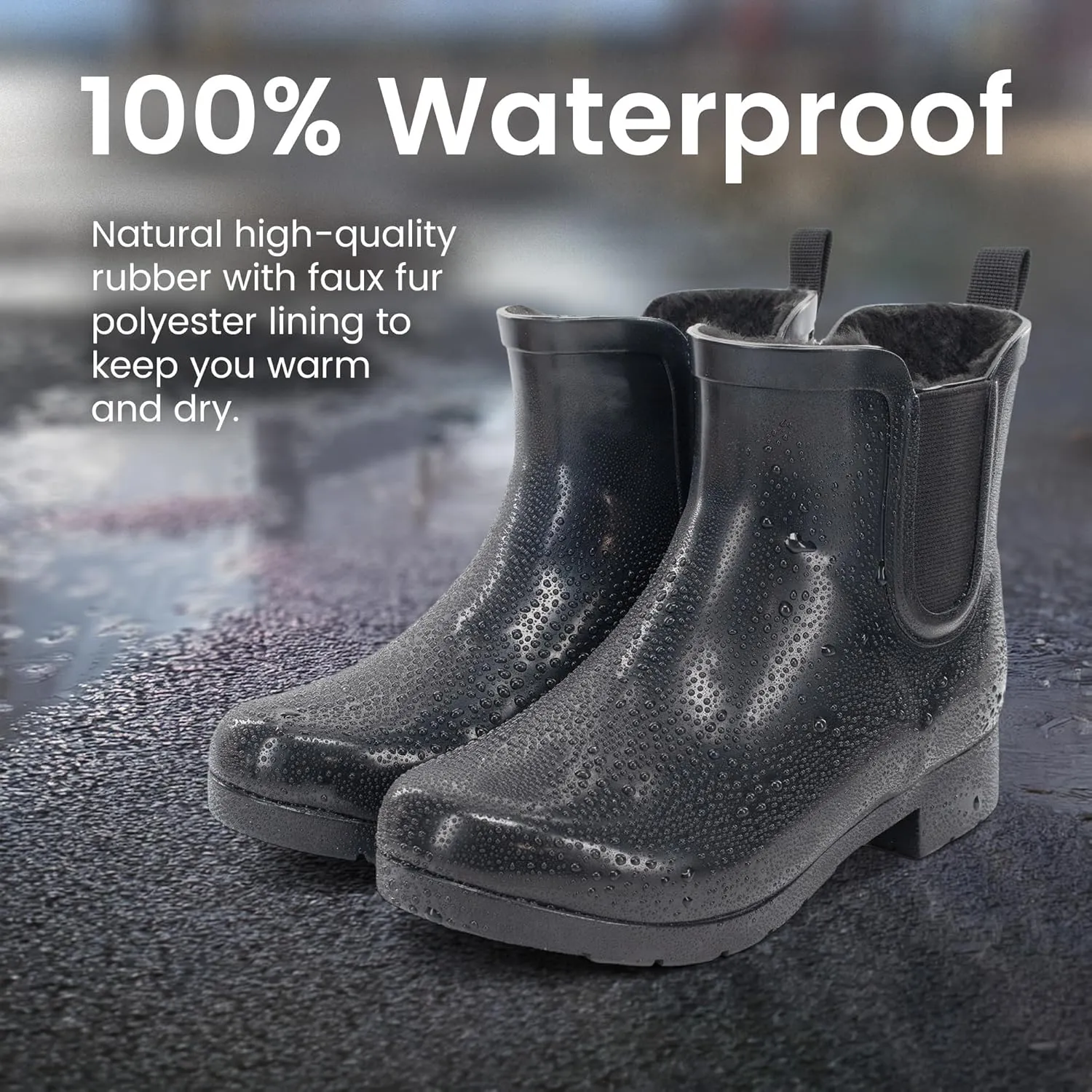 Chooka Women's Waterproof Plush Chelsea Bootie