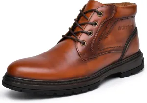 Chukka Boots Boots for Men Casual Boots Motorcycle Combat Ankle Boots Black Boots