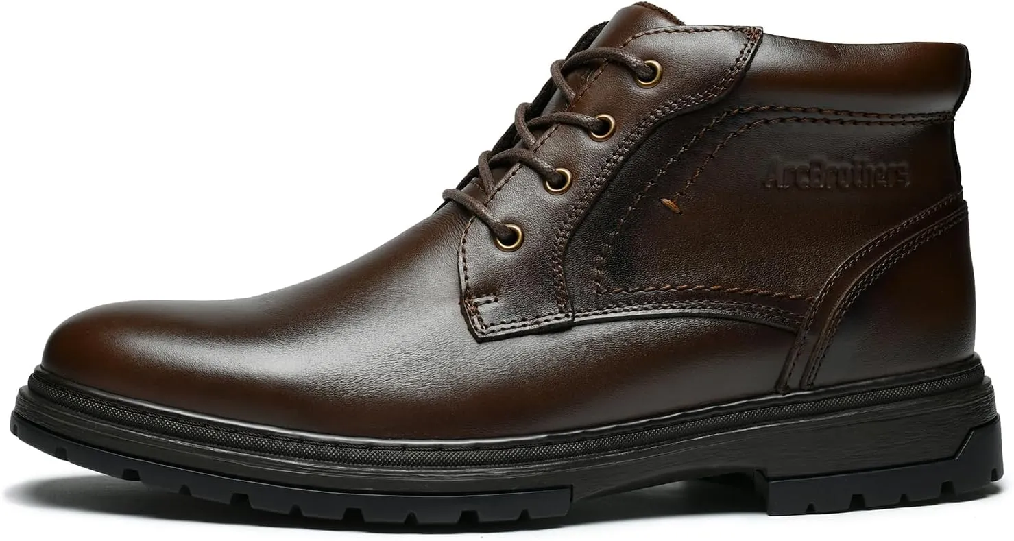 Chukka Boots Boots for Men Casual Boots Motorcycle Combat Ankle Boots Black Boots