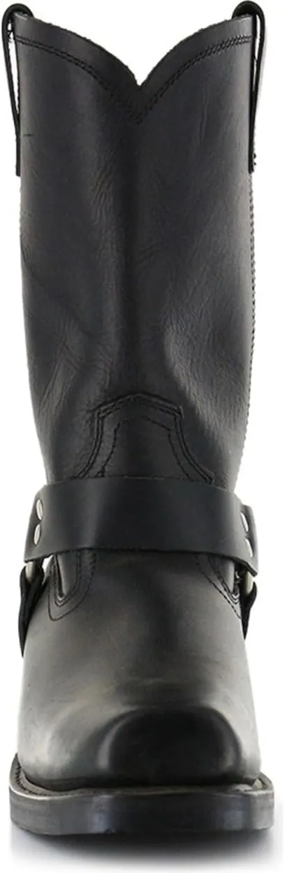 CHUUMEE Men's Classic Western Cowboy Square Toe Embroidered Cowboy Boots，Men's Square Toe Side Zip Ankle Boots