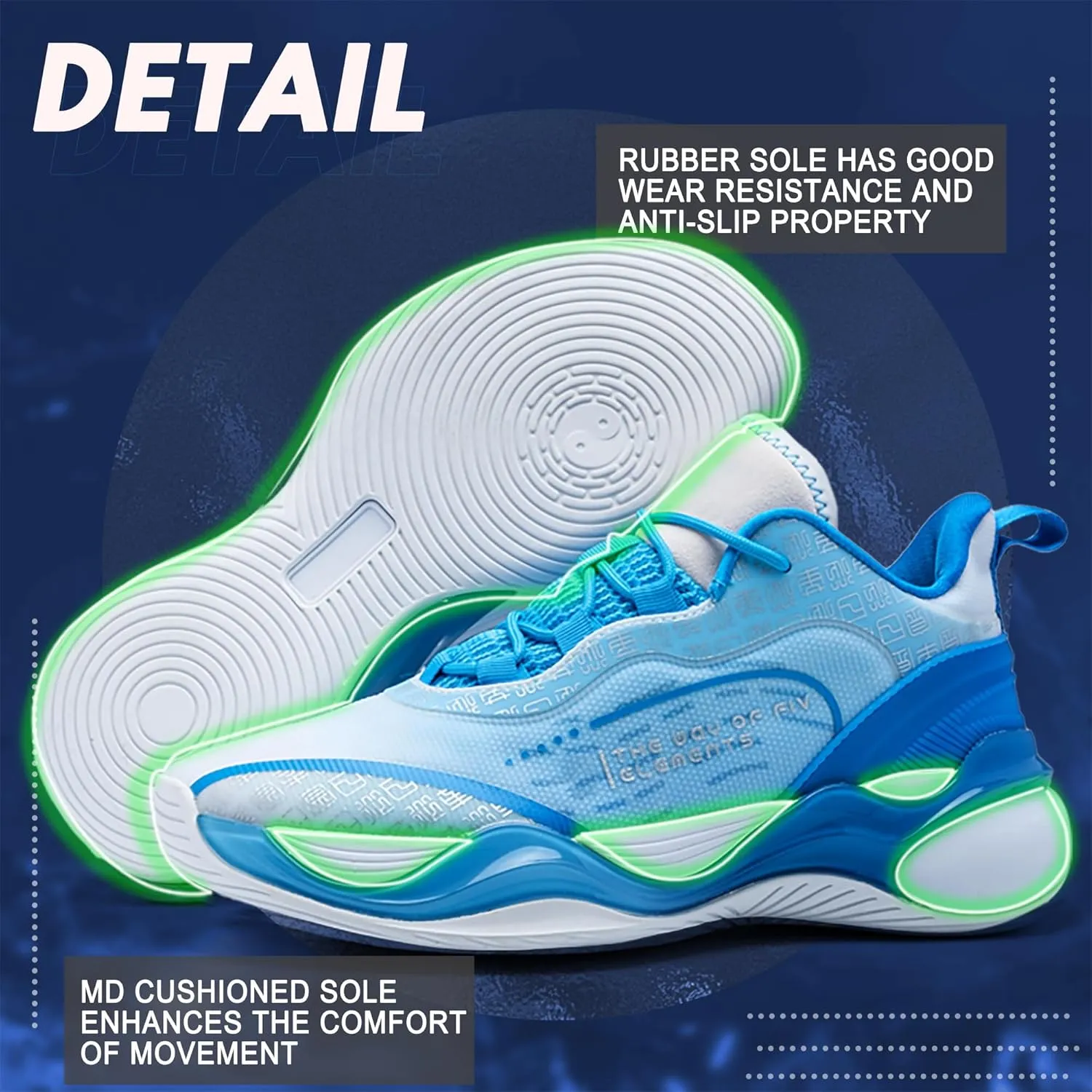 CJSPORX Mens Basketball Shoes Fashion High Top Running Sneakers Lightweight Sport Shoes for Athletic
