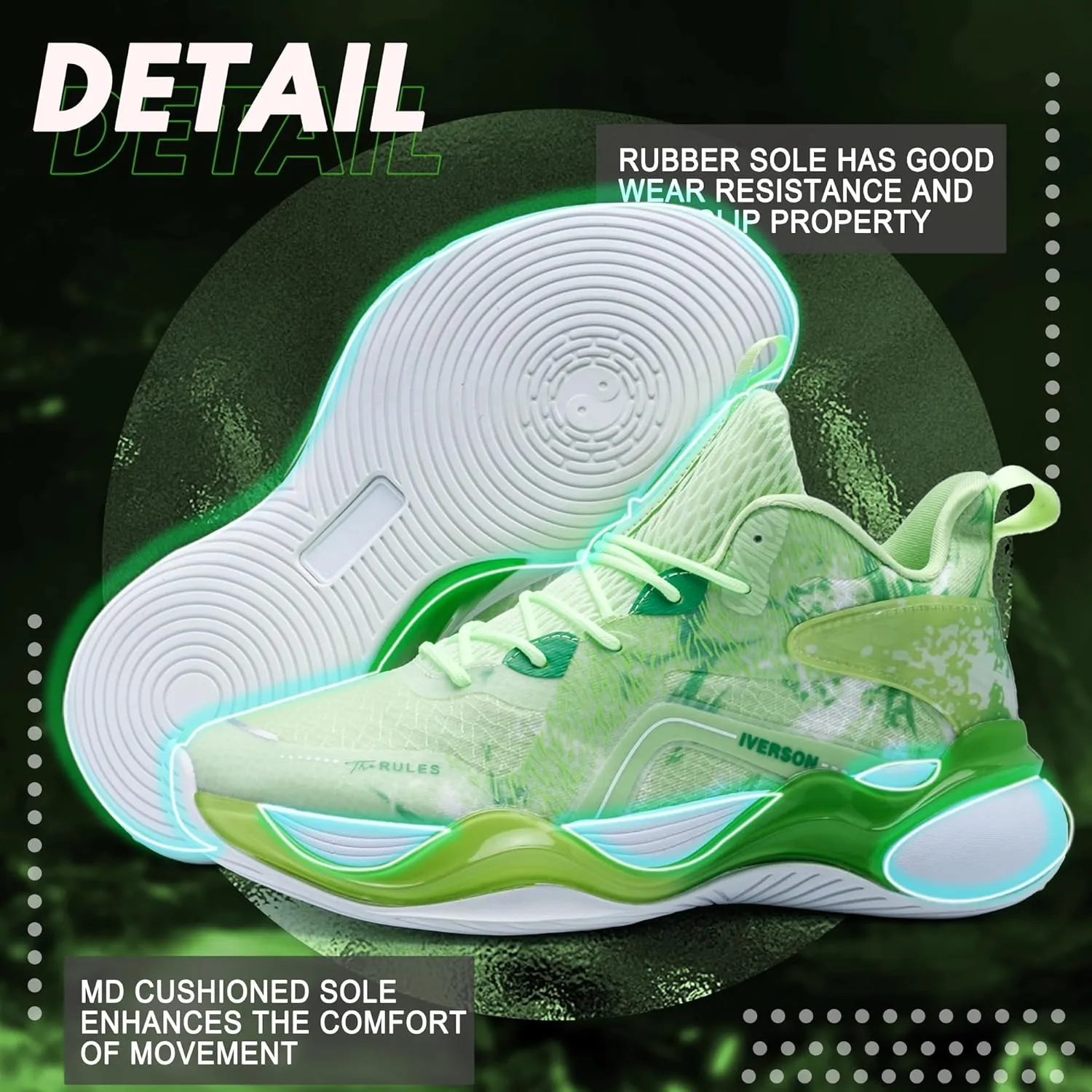 CJSPORX Mens Basketball Shoes Fashion High Top Running Sneakers Lightweight Sport Shoes for Athletic
