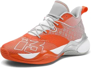 CJSPORX Mens Basketball Shoes Fashion High Top Running Sneakers Lightweight Sport Shoes for Athletic