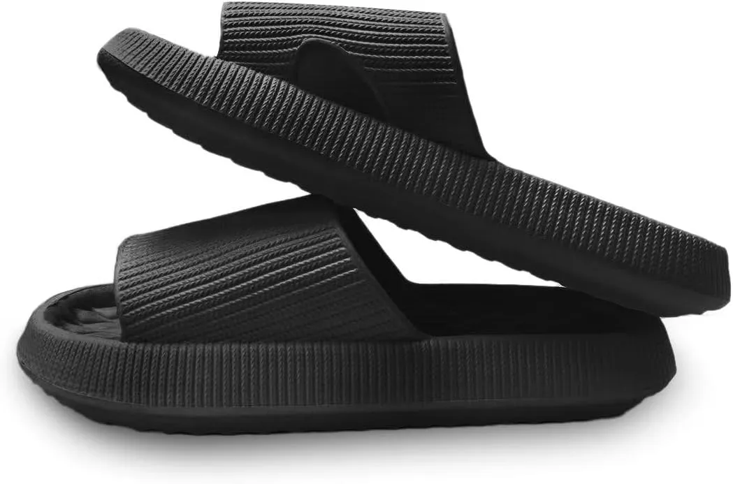 Cloud Slippers for Women and Men Ultra Comfort Recovery Pillow Slippers Slides Shower Sandals House Shoes with Low Arch Support