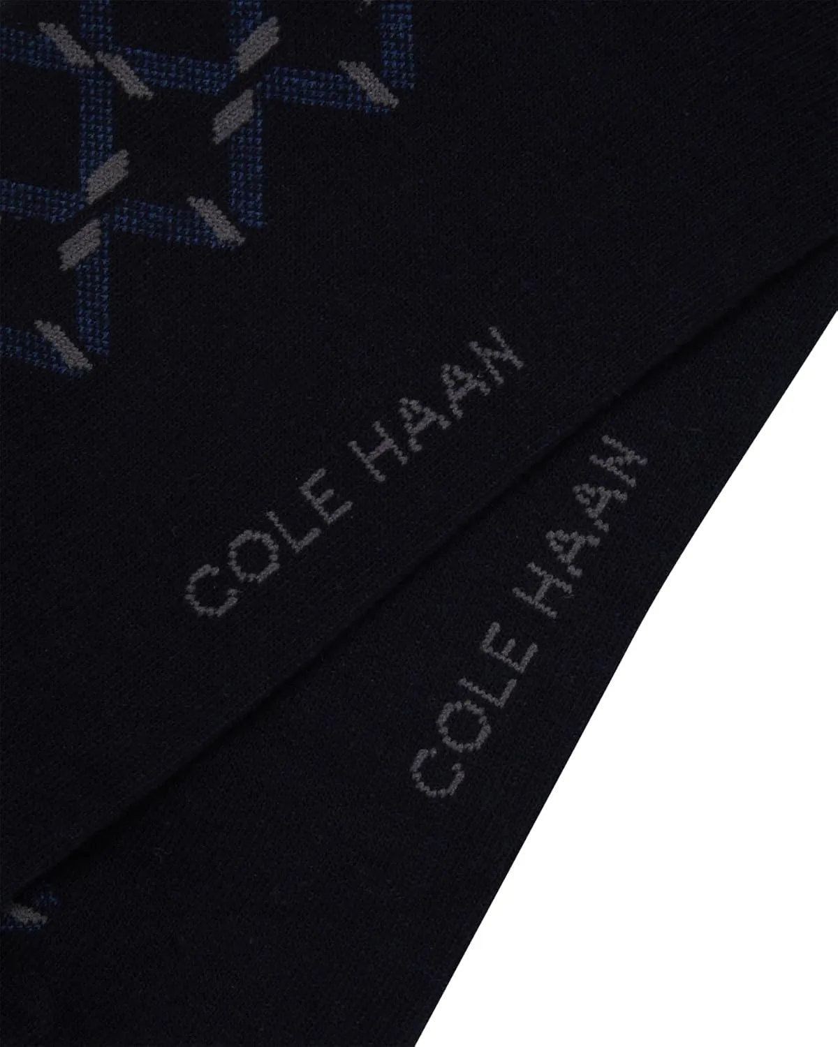 Cole Haan Men's Dress Socks - 2 Pack Soft Cotton Blend Classic Crew Socks for Men, Reinforced Heel and Toe (Shoe Size: 7-12)