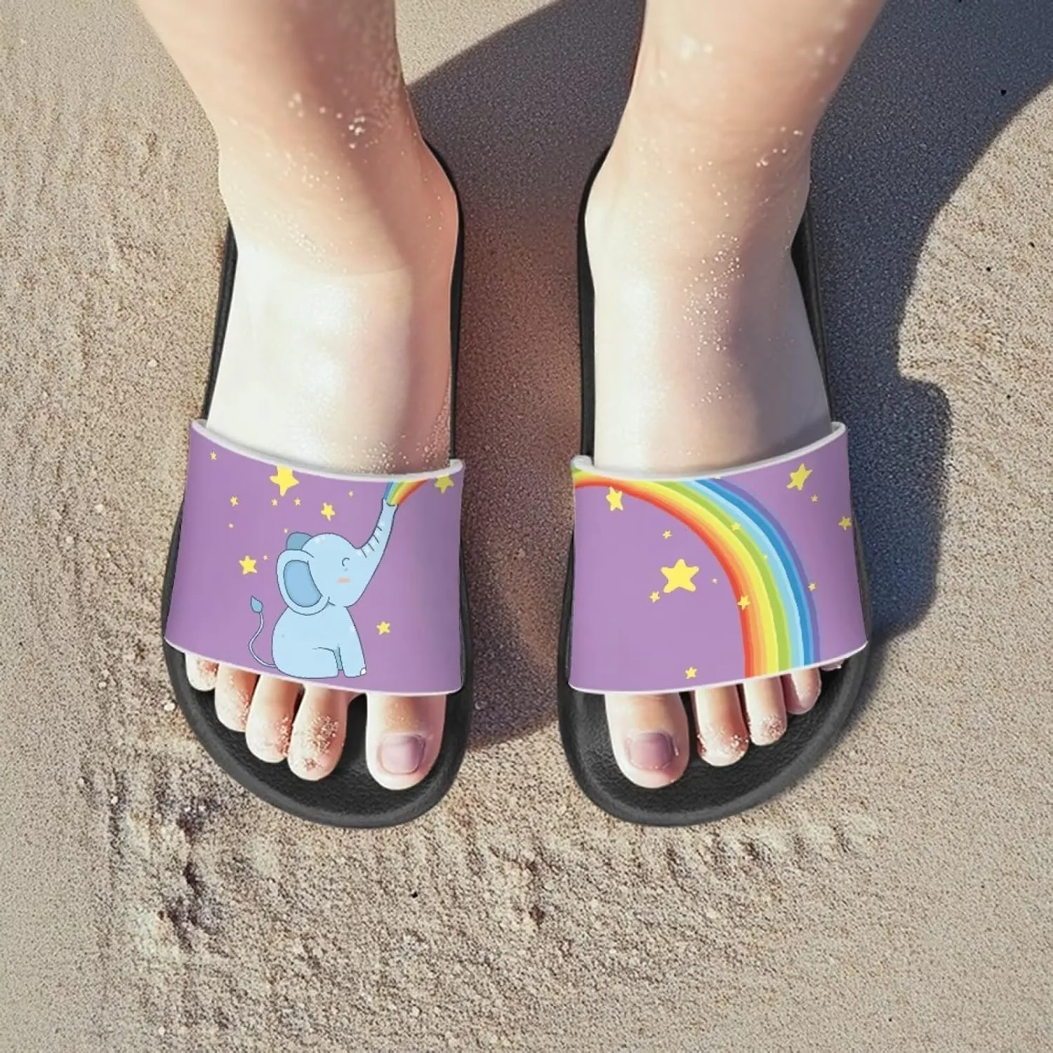 Comfortable Girls Sandals Toddler Kids Shower Shoes Summer Slippers Girls Flip Flops