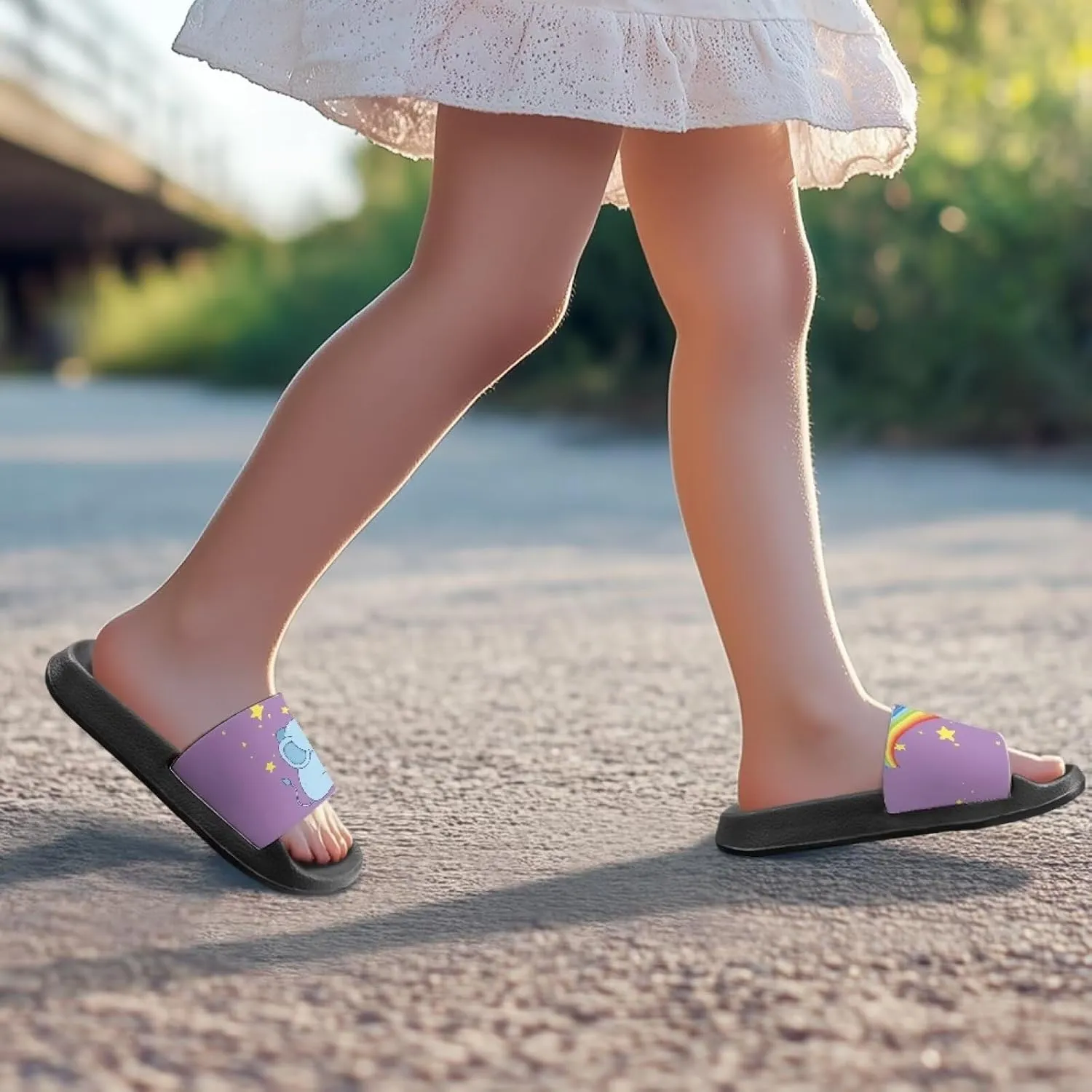 Comfortable Girls Sandals Toddler Kids Shower Shoes Summer Slippers Girls Flip Flops