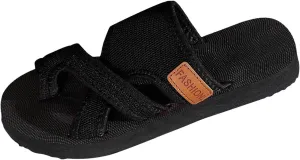 Comfy Orthopedic Sandals for Women Flip Flops Split Toe Stylish Hollow Mesh Slide Non-Slip Sole Arch Support Beach Walking Dressy Indoor and Outdoor