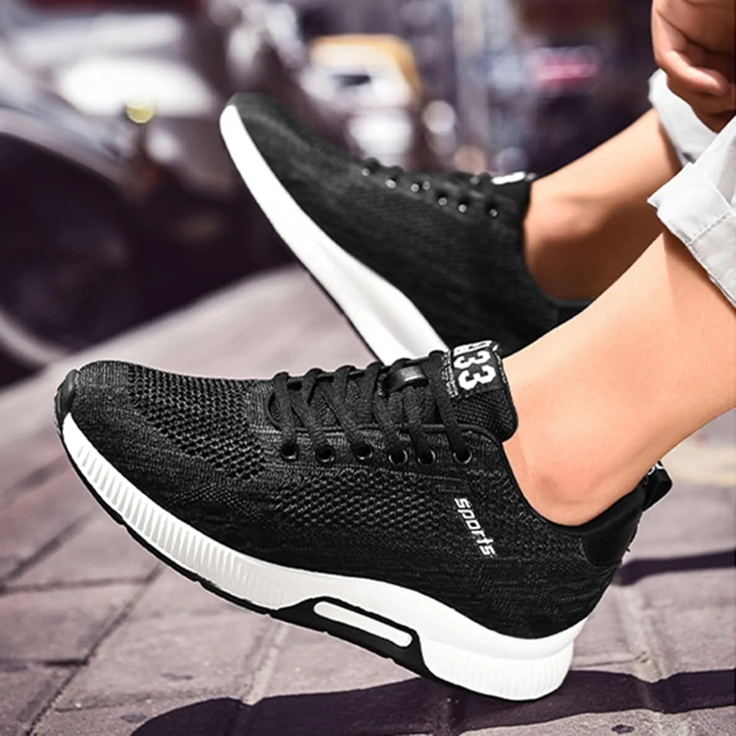 Couple Men's Elevator Shoes Men's Casual Mesh Trainers Lightweight Breathable Lace Up Sports Shoes with Hidden Lift Heel for Men Cm Sneaker Storage for Men Size 11