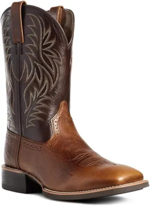 Cowboy Boots Men Boots Casual Work Boots Traditional Embroidered Low Heel Stitching Country Boot Western Boot