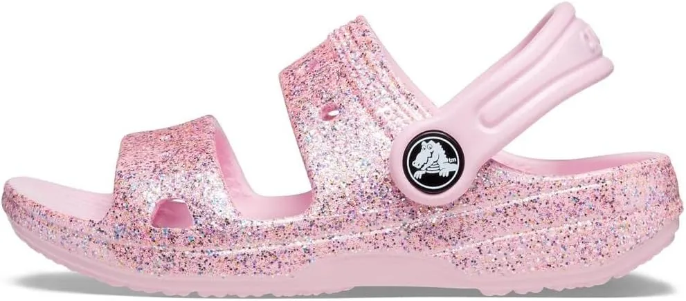 Crocs Unisex-Child Classic Glitter Sandal Water Shoe
