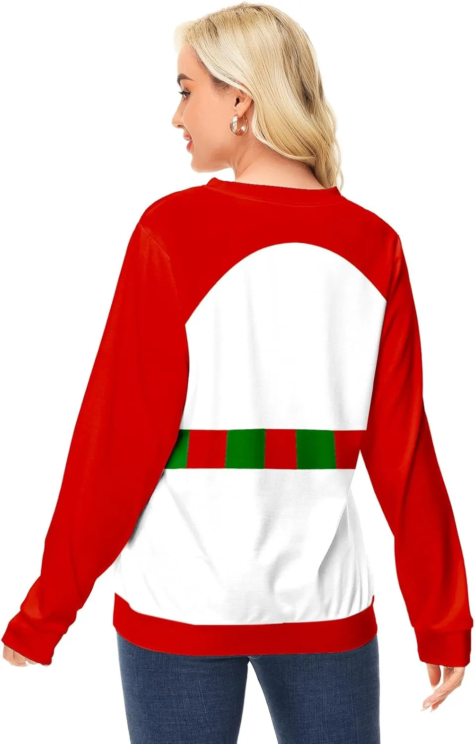 Deerose Women Mardi Gras Sweatshirts St Patricks Long Sleeve Print Shirts