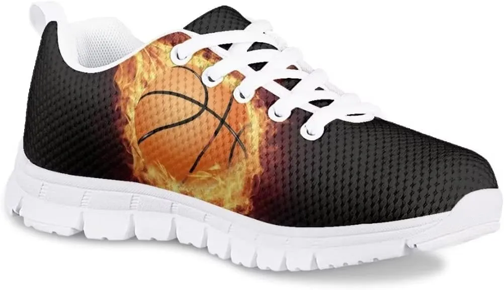 Dellukee Casual Boys Girls Shoes Kids Lightweight Breathable Athletic Tennis Walking Sports School Sneakers