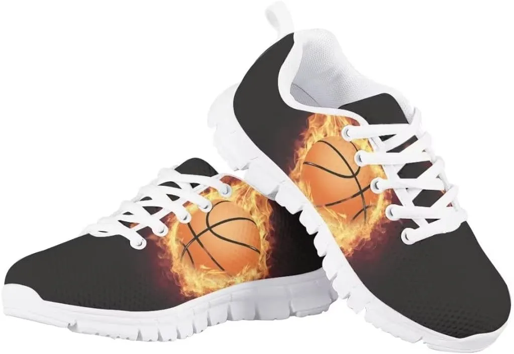 Dellukee Casual Boys Girls Shoes Kids Lightweight Breathable Athletic Tennis Walking Sports School Sneakers