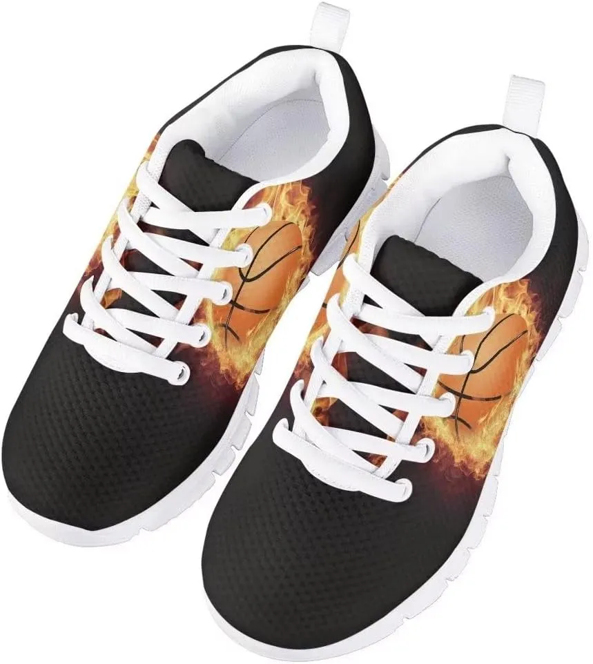 Dellukee Casual Boys Girls Shoes Kids Lightweight Breathable Athletic Tennis Walking Sports School Sneakers