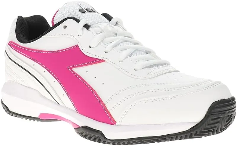 Diadora Womens S. Challenge 4 Sl Clay Tennis Sneakers Shoes - White