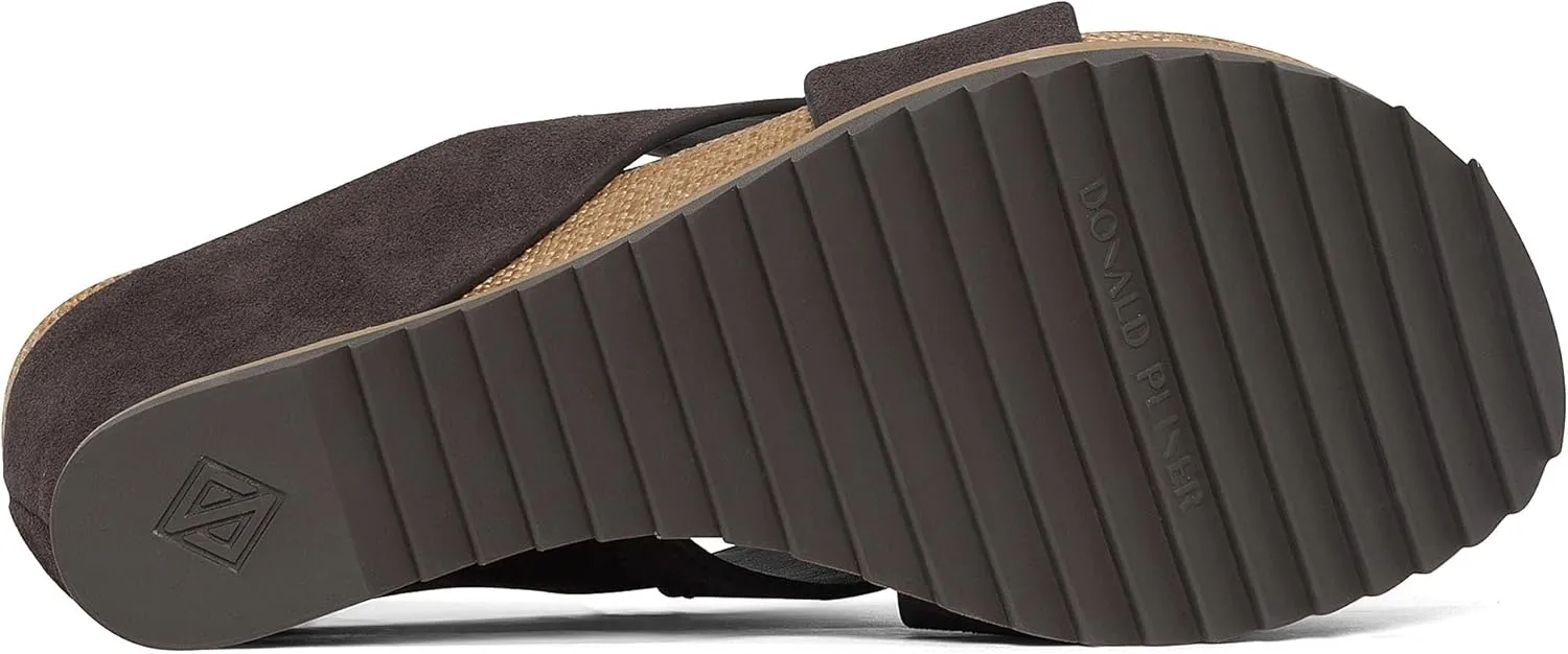 Donald Pliner Women's SISU Wedge Sandals, Comfortable Sandals, Women’s Sandals, Platform Sandals, 2.5-Inch Heel, Heeled Sandal, Toe-Ring Sandal