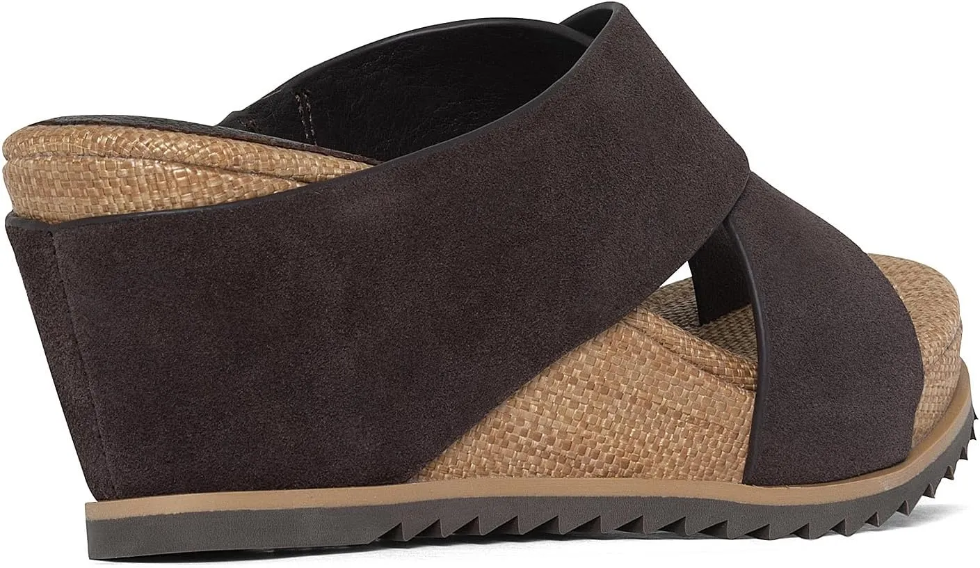 Donald Pliner Women's SISU Wedge Sandals, Comfortable Sandals, Women’s Sandals, Platform Sandals, 2.5-Inch Heel, Heeled Sandal, Toe-Ring Sandal