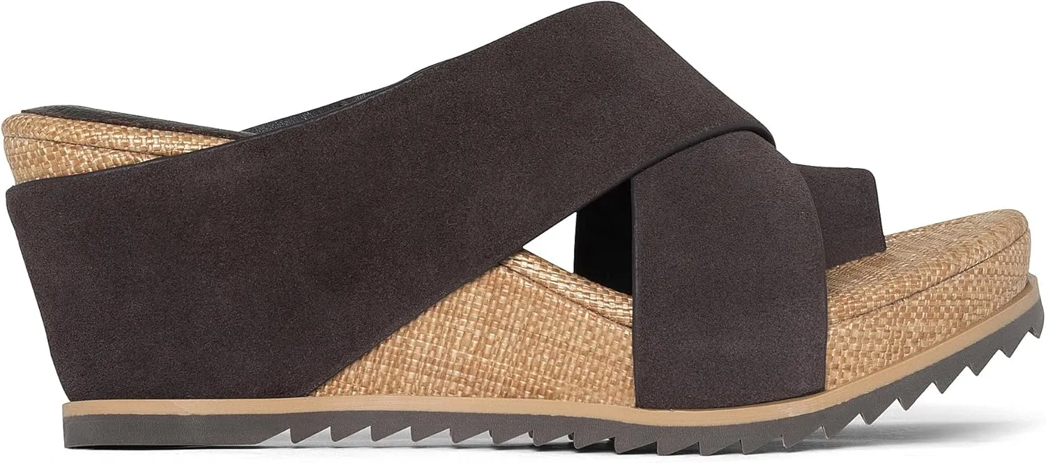 Donald Pliner Women's SISU Wedge Sandals, Comfortable Sandals, Women’s Sandals, Platform Sandals, 2.5-Inch Heel, Heeled Sandal, Toe-Ring Sandal