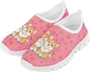 Doojoayie Little Girls Slip-On Walking Shoes for Kids Active Running Play