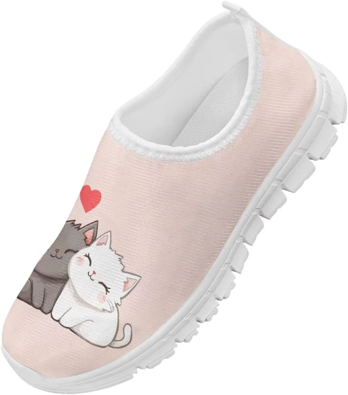 Doojoayie Little Girls Slip-On Walking Shoes for Kids Active Running Play