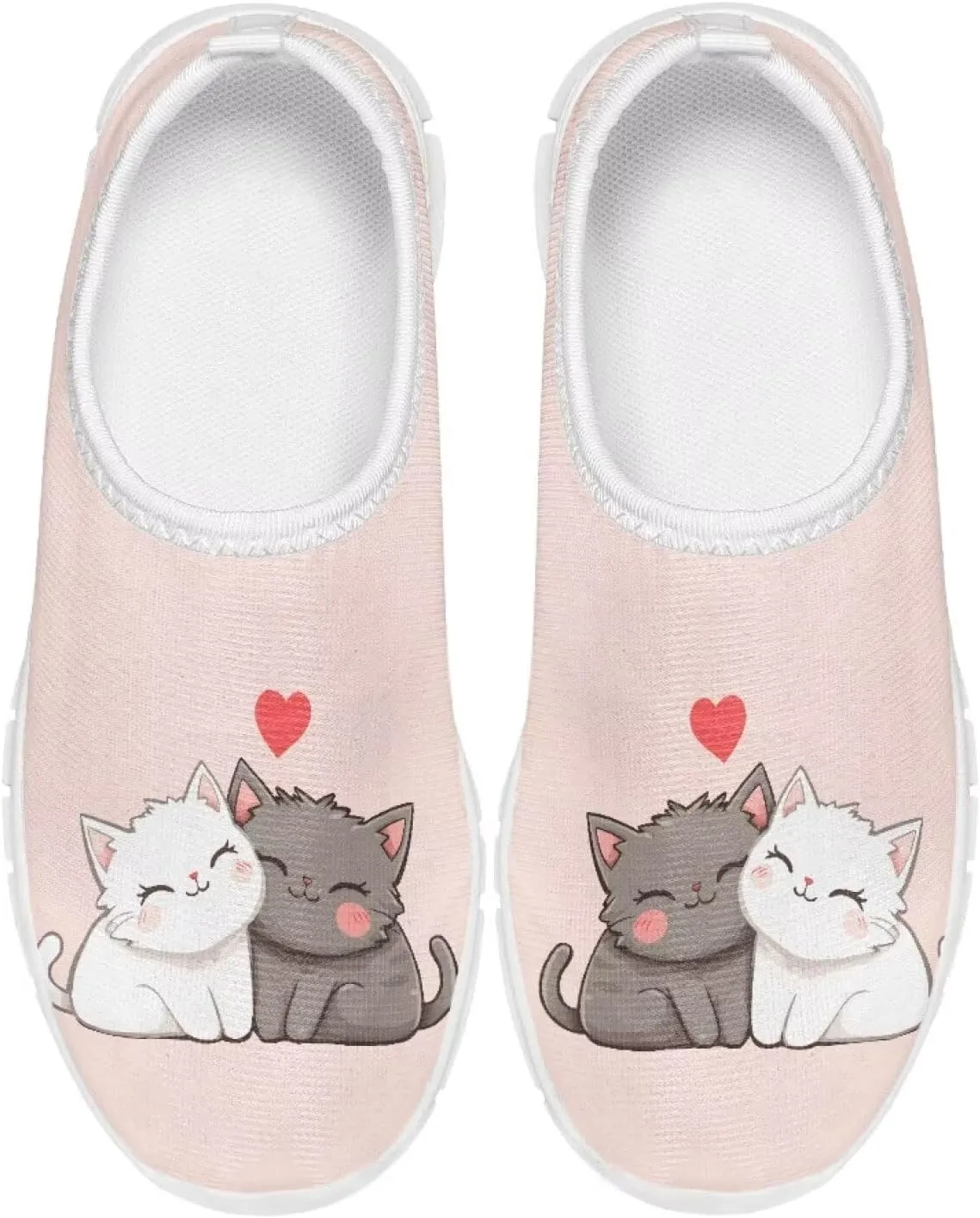 Doojoayie Little Girls Slip-On Walking Shoes for Kids Active Running Play