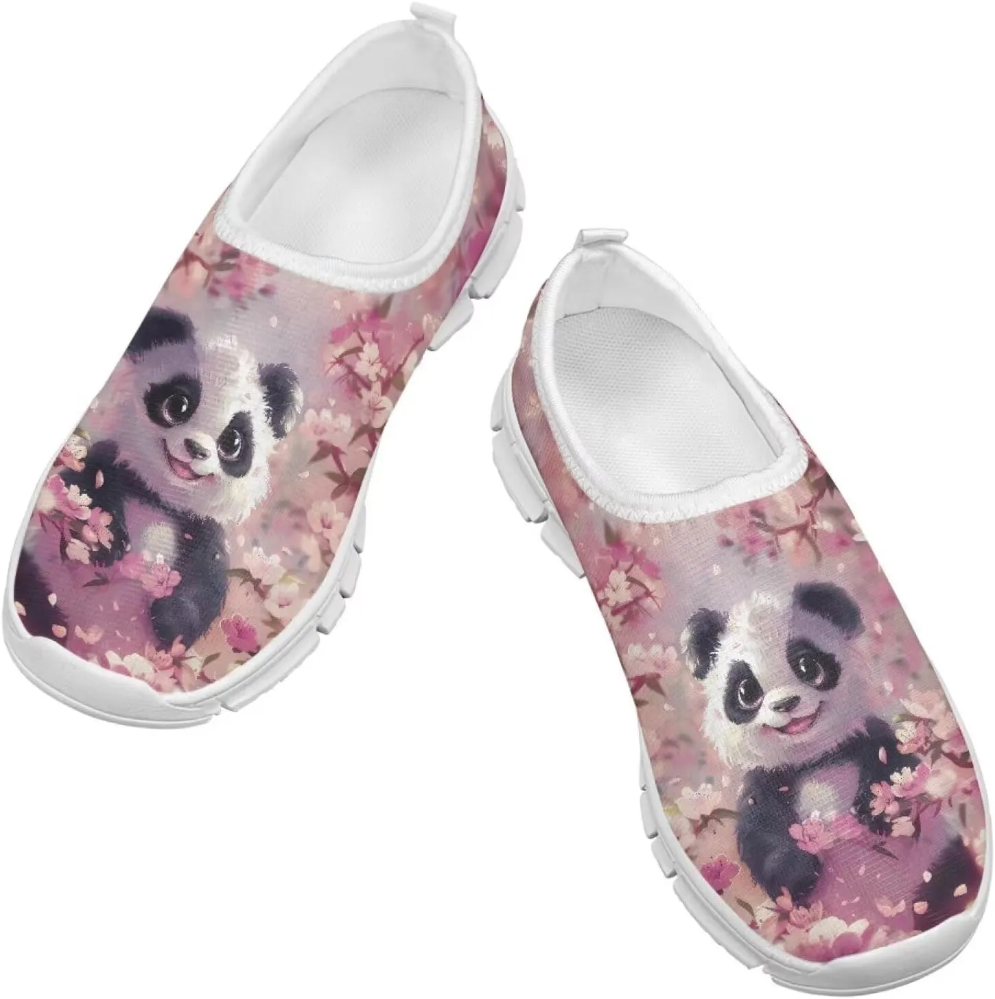 Doojoayie Little Girls Slip-On Walking Shoes for Kids Active Running Play