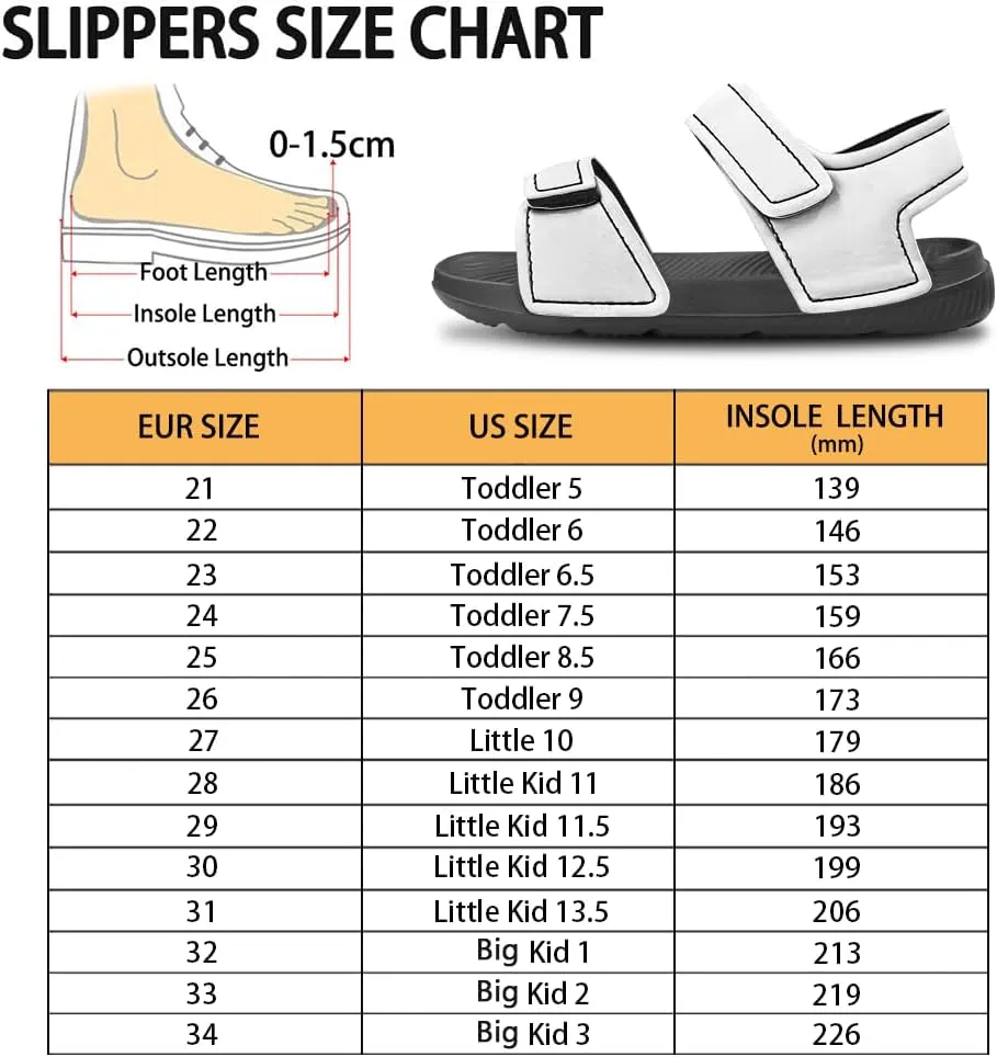 Double Buckle Sandals for Toddlers Water Shoes Girls Boys Sandals Casual Outdoor Athletic Slippers Water Proof