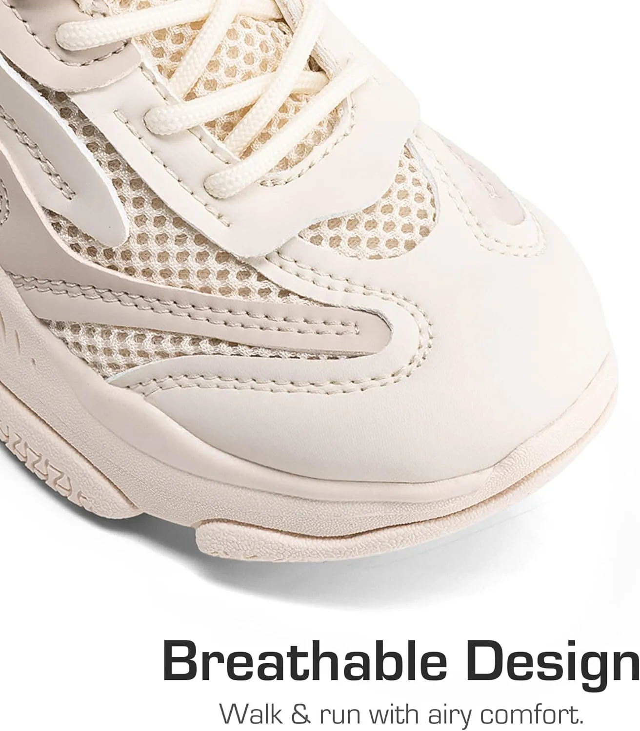 DREAM PAIRS Kids Girls Sneakers Jelly Sole Lace up Shoes Lightweight Walking Shoes for Girls Boys