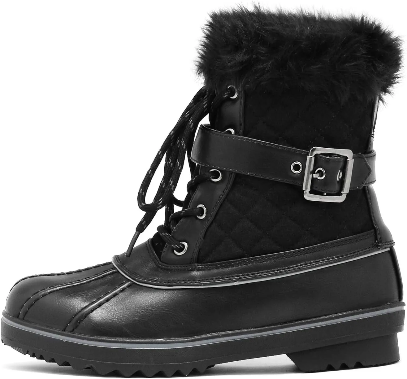DREAM PAIRS Women's Mid Calf WaterProof Winter Snow Boots