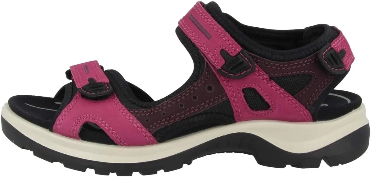 ECCO Women's Athletic Sandals, Sangria/Fig, 4 UK