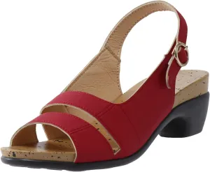 Eduavar Sandals for Women Dressy, Orthopedic Sandals for Women Open Toe Sandals Casual Heel Sandals with Ankle Strap