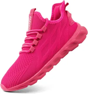 EGMPDA Womens Walking Shoes Slip On Tennis Athletic Runnings Sneakers Casual Fashion Lightweight for Work Travel Gym Sports