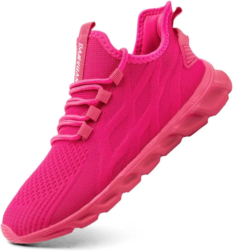 EGMPDA Womens Walking Shoes Slip On Tennis Athletic Runnings Sneakers Casual Fashion Lightweight for Work Travel Gym Sports